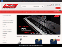 Tablet Screenshot of amedex-amadeus.com